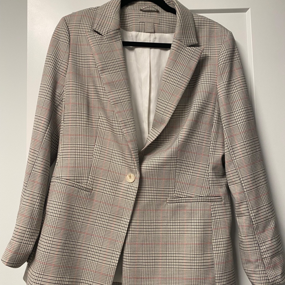 Medium HM Plaid Blazer